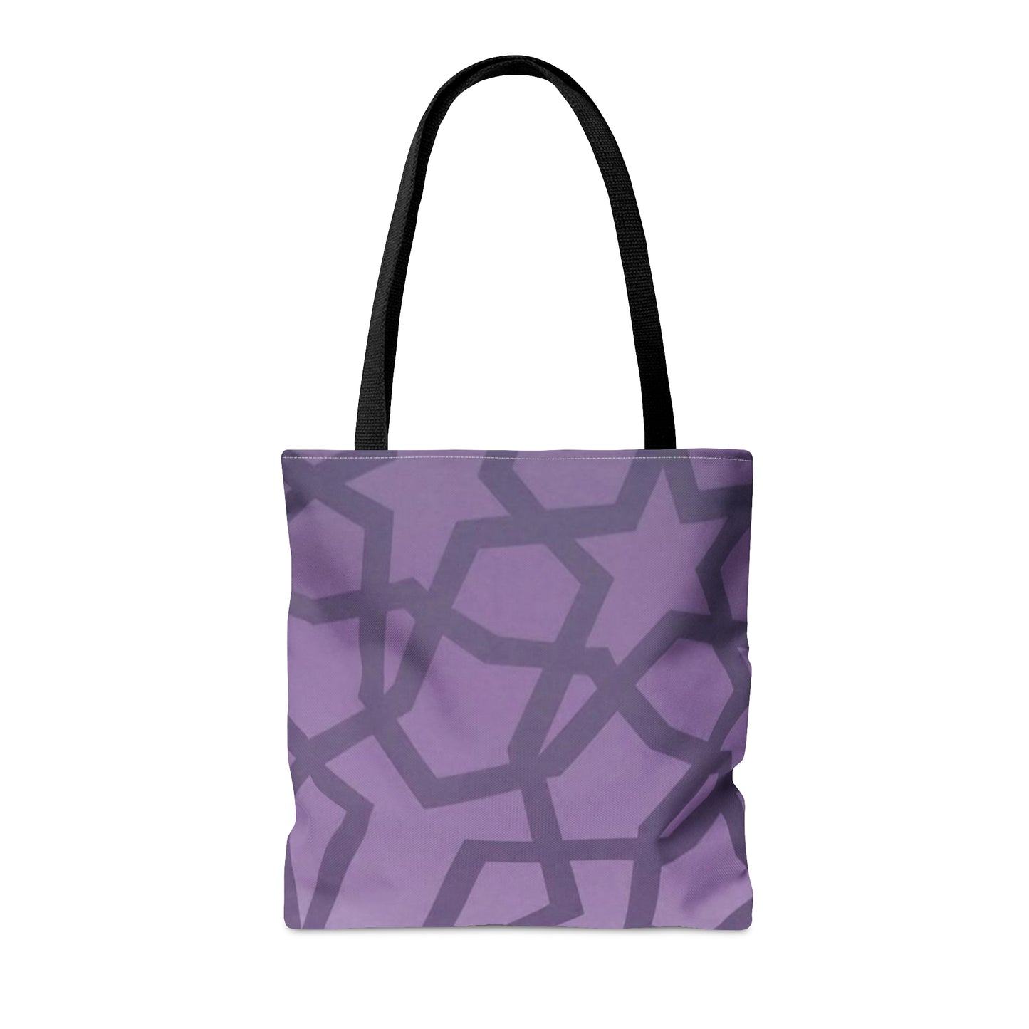 Purple Tote Bag (Geometric Patterns)