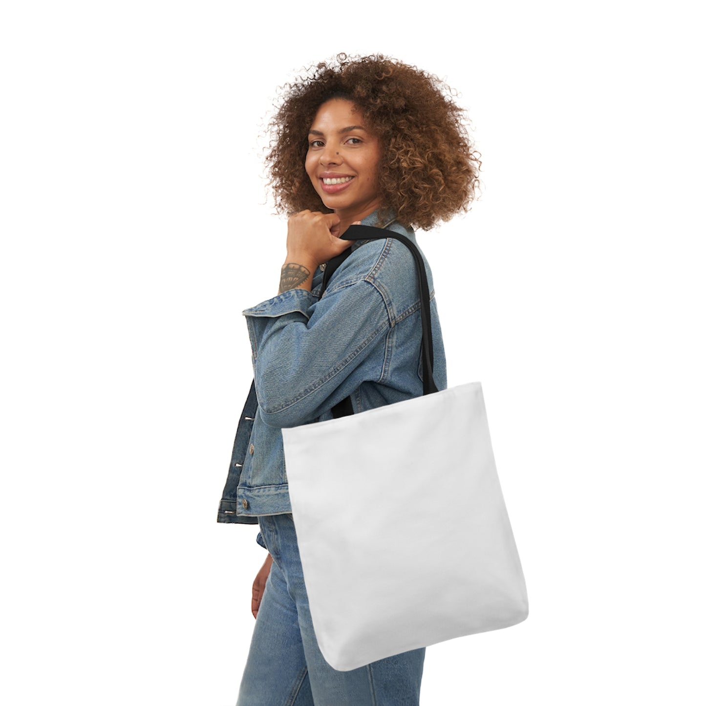 White Canvas Tote Bag