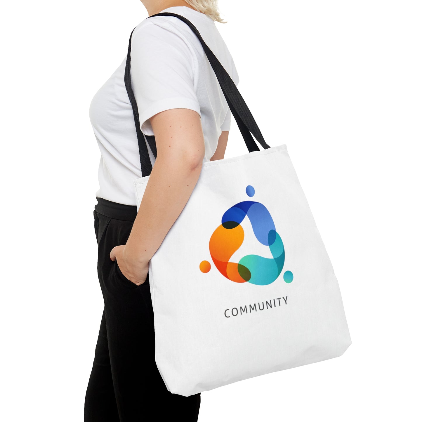 White Community Tote Bag