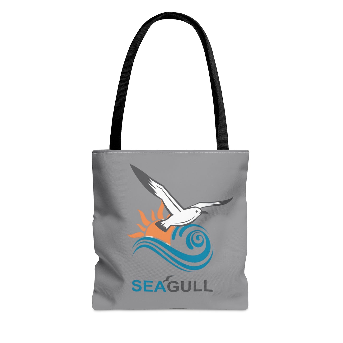 Grey Seagull Tote Bag