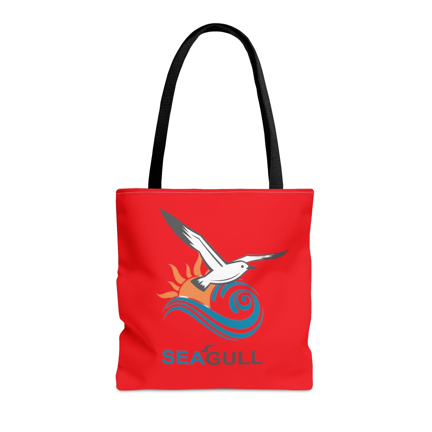 Red Seagull Tote Bag