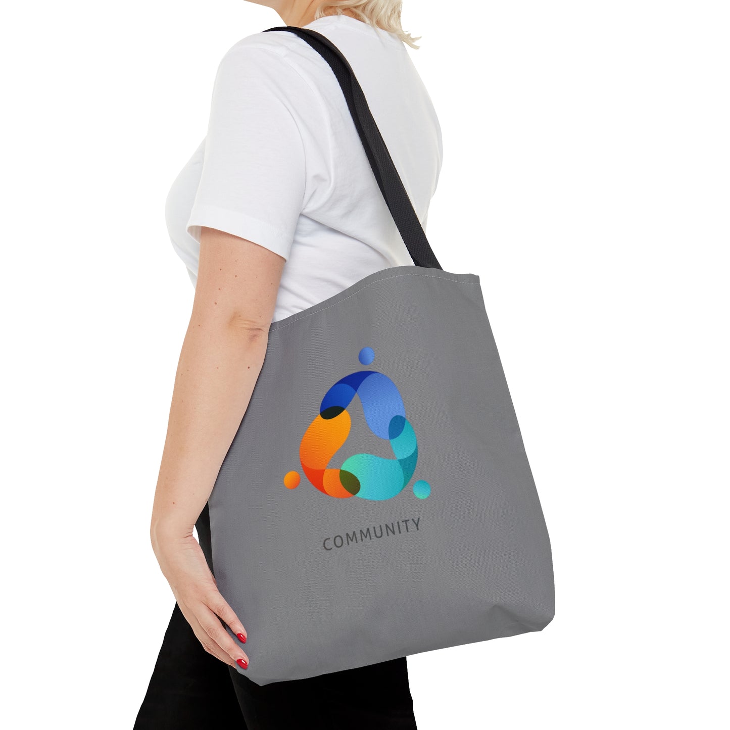 Grey Community Tote Bag