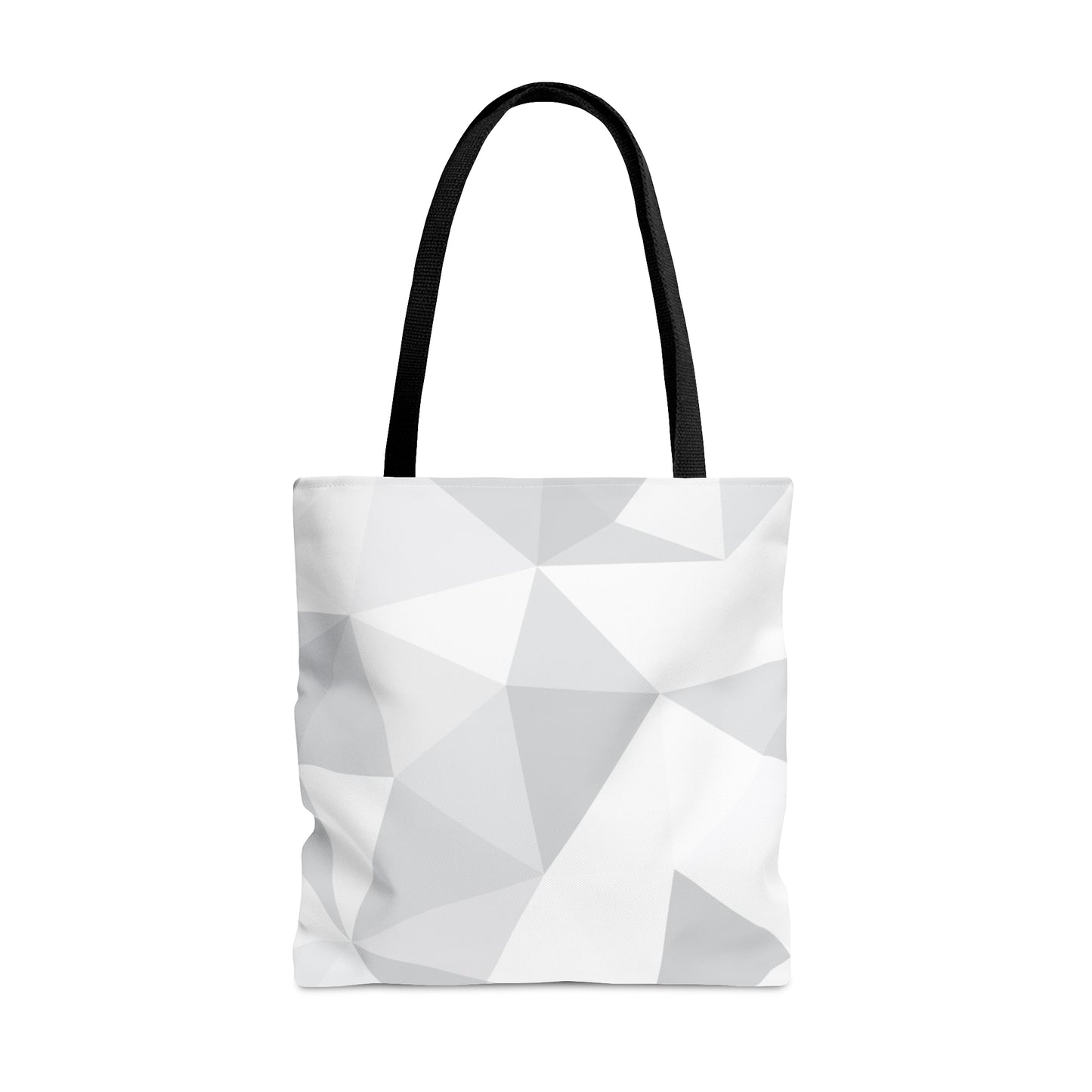 White Tote Bag (Geometric patterns)