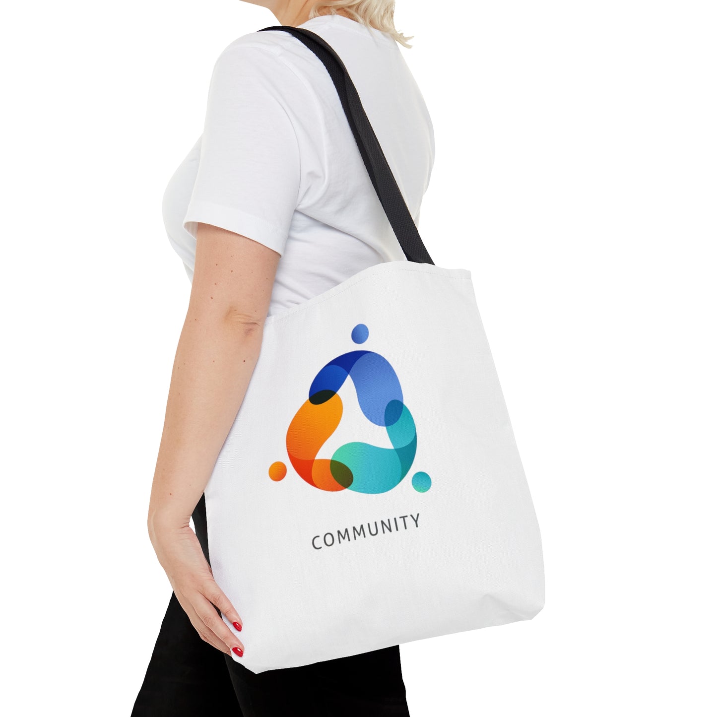 White Community Tote Bag